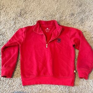 Primrose Schools Red Half-Zip Pullover Sweatshirt with Embroidered Logo